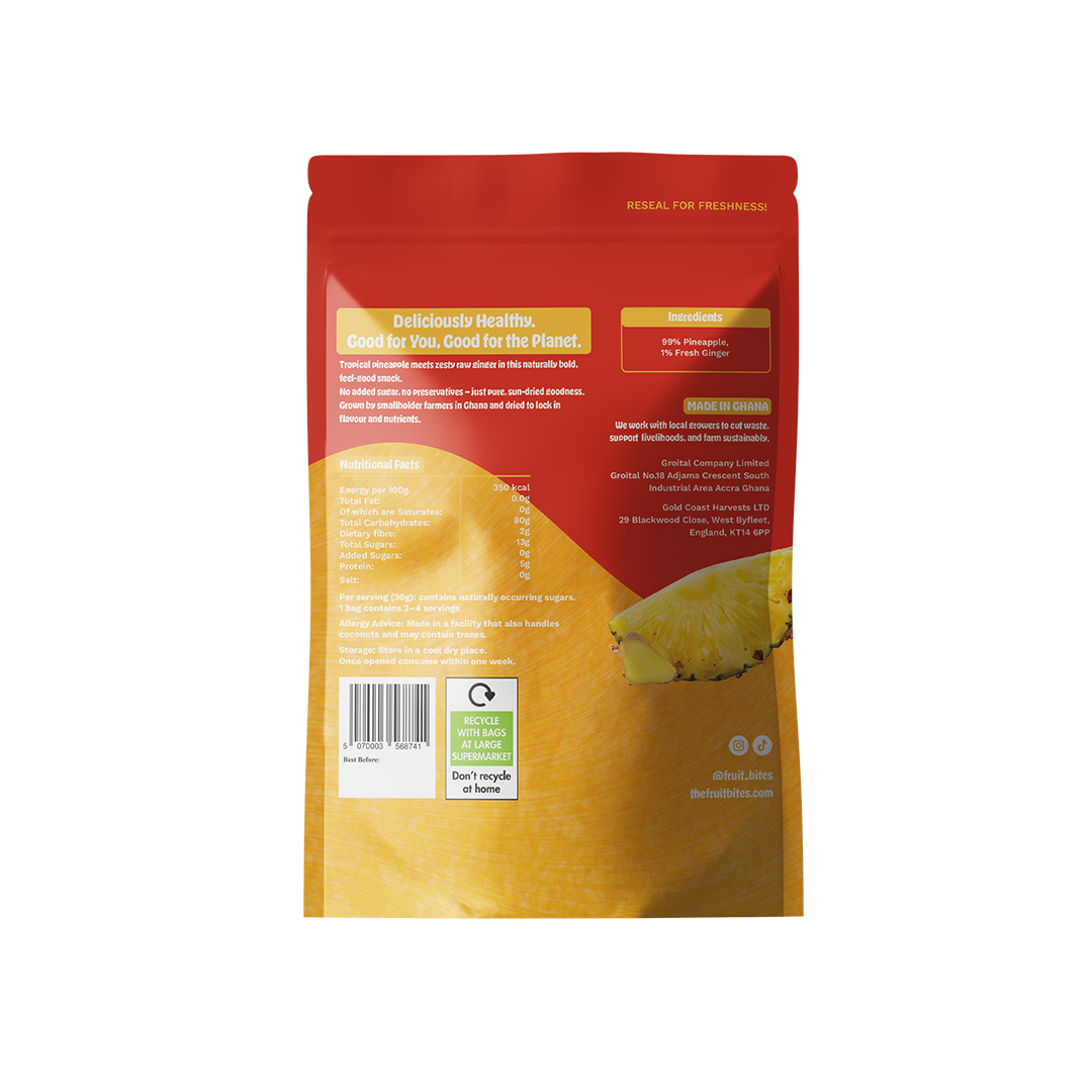 100% Pineapple & Ginger