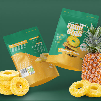100% Pineapple Rings